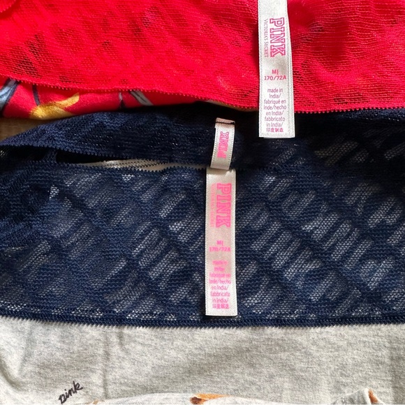 PINK VS BOYSHORT LACE WAIST PANTIES (2) M - Picture 4 of 5